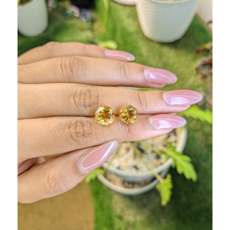 5.06 Ct.Tw. Citrine Pair from Brazil