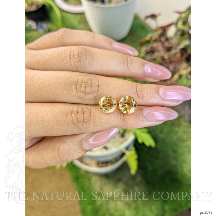 5.12 Ct.Tw. Citrine Pair from Brazil