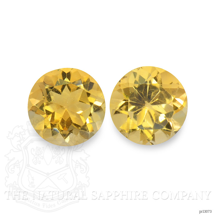 4.00 Ct.Tw. Citrine Pair from Brazil