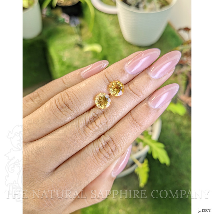 4.00 Ct.Tw. Citrine Pair from Brazil