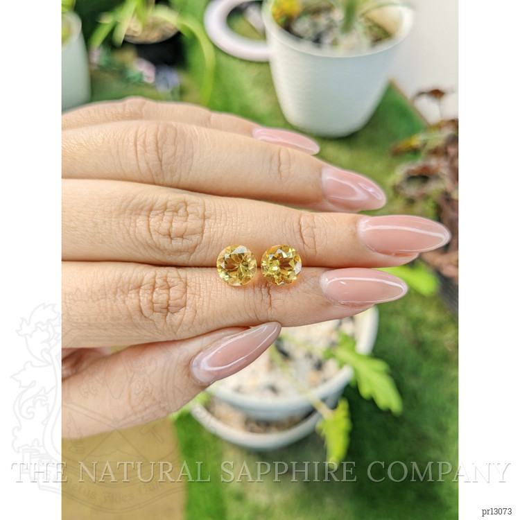 4.00 Ct.Tw. Citrine Pair from Brazil
