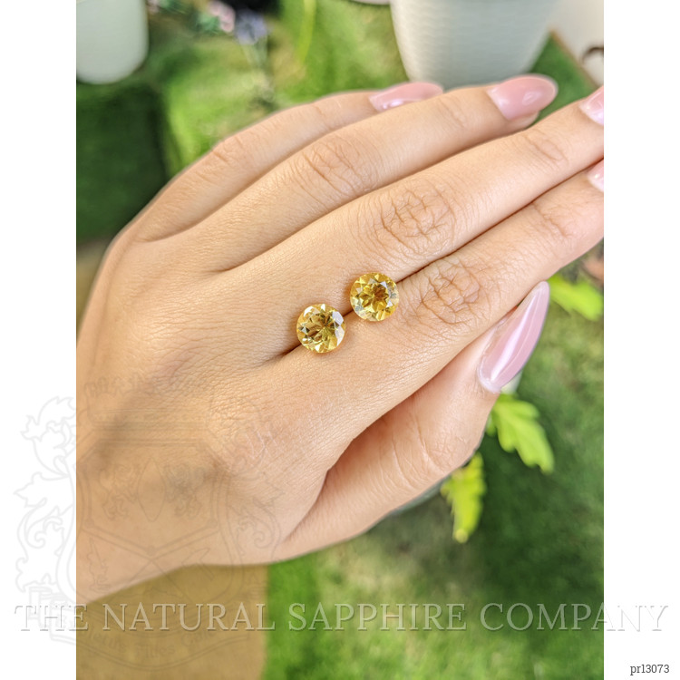 4.00 Ct.Tw. Citrine Pair from Brazil