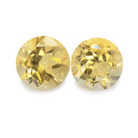 5.55 Ct.Tw. Round Citrine Pair