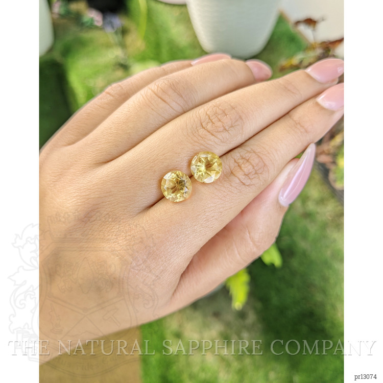 5.55 Ct.Tw. Citrine Pair from Brazil