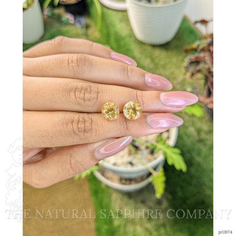 5.55 Ct.Tw. Citrine Pair from Brazil