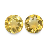4.43 Ct.Tw. Round Citrine Pair