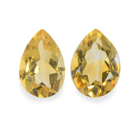 3.90 Ct.Tw. Pear Citrine Pair