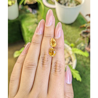 3.90&nbsp;Ct.Tw.Total Carat Weight Citrine Pair from Brazil Life Style