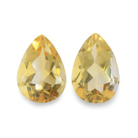 3.92 Ct.Tw. Pear Citrine Pair