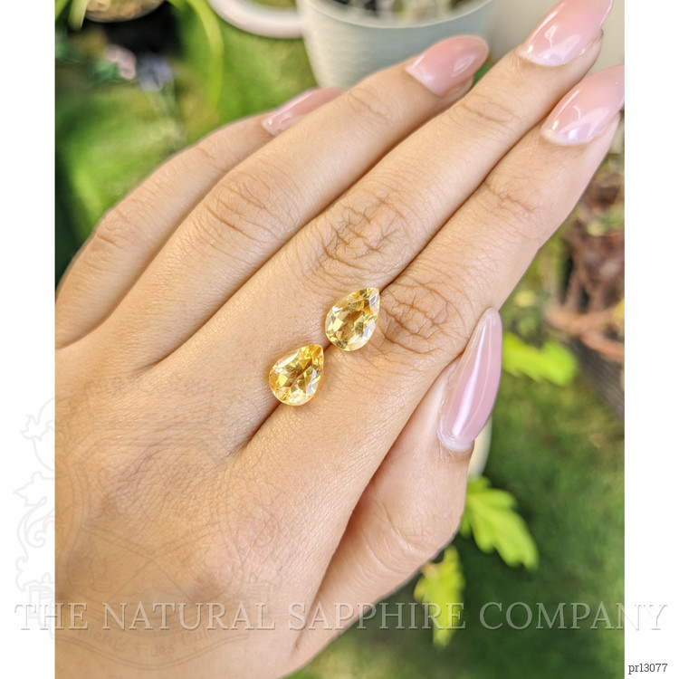 3.92 Ct.Tw. Citrine Pair from Brazil