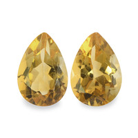 4.42 Ct.Tw. Pear Citrine Pair