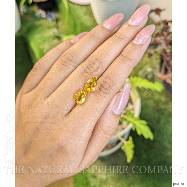 4.42 Ct.Tw. Citrine Pair from Brazil