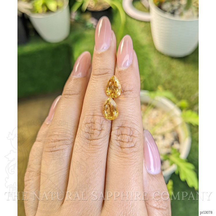 4.42 Ct.Tw. Citrine Pair from Brazil