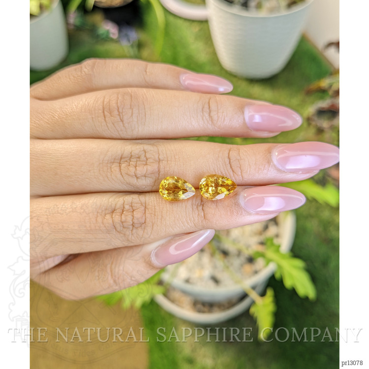 4.42 Ct.Tw. Citrine Pair from Brazil