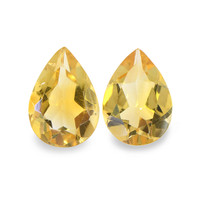 3.06 Ct.Tw. Pear Citrine Pair