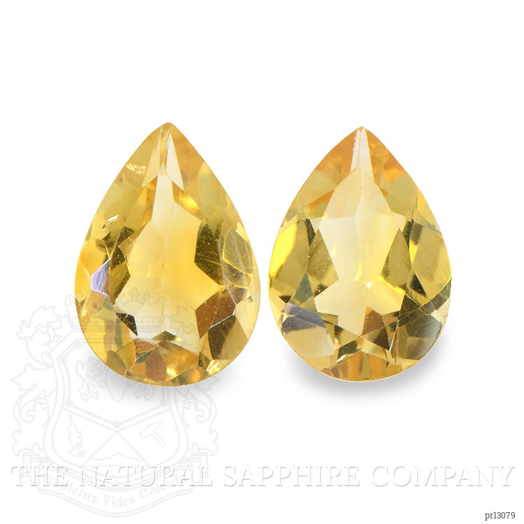 3.06 Ct.Tw. Citrine Pair from Brazil