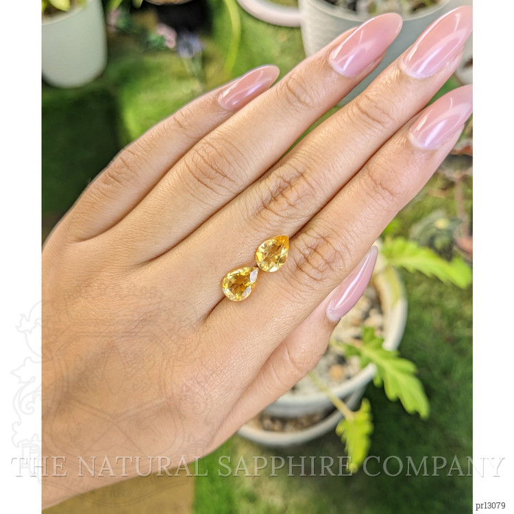 3.06 Ct.Tw. Citrine Pair from Brazil