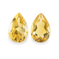 3.62 Ct.Tw. Pear Citrine Pair