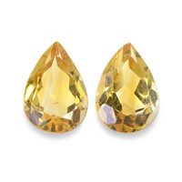 3.49 Ct.Tw. Pear Citrine Pair