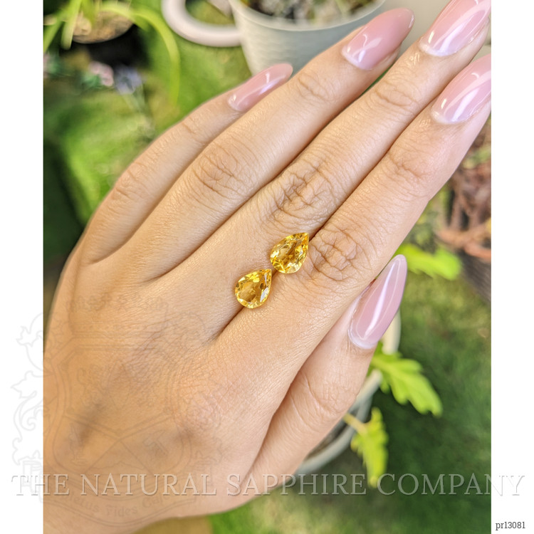 3.49 Ct.Tw. Citrine Pair from Brazil