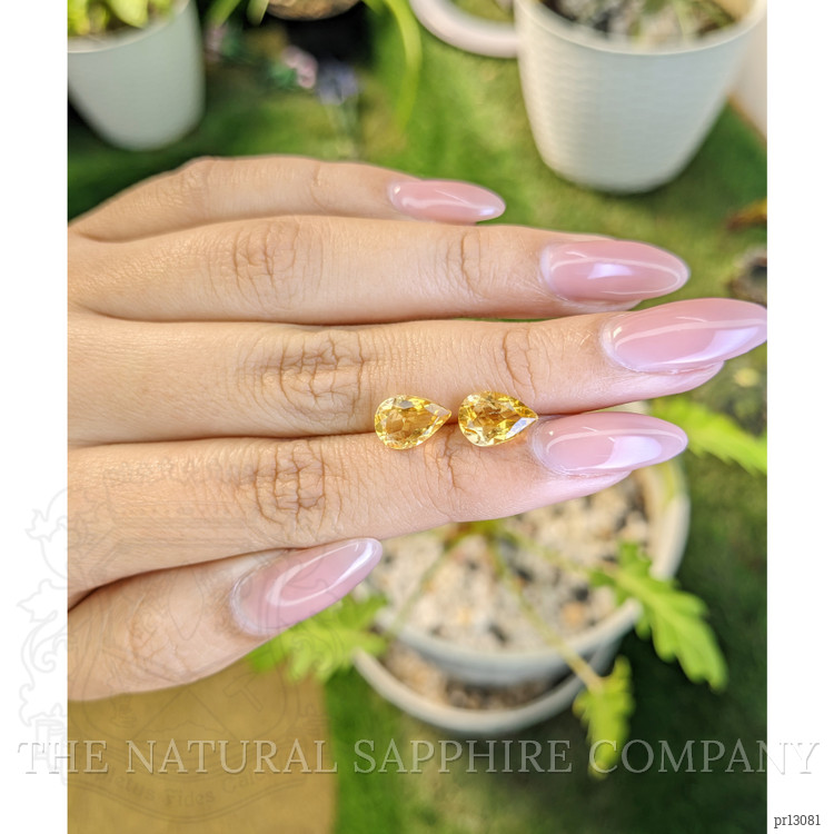 3.49 Ct.Tw. Citrine Pair from Brazil