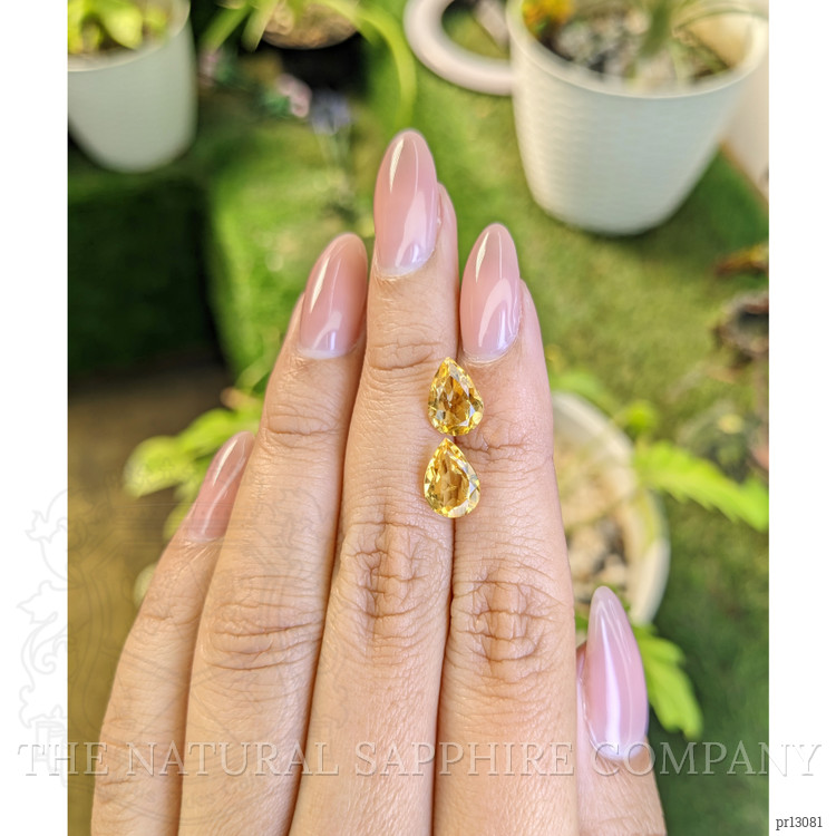 3.49 Ct.Tw. Citrine Pair from Brazil