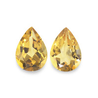 3.60 Ct.Tw. Pear Citrine Pair