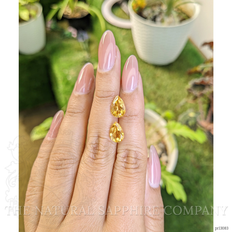 3.54 Ct.Tw. Citrine Pair from Brazil