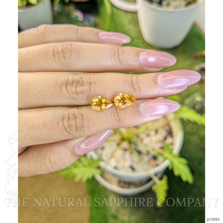3.54 Ct.Tw. Citrine Pair from Brazil