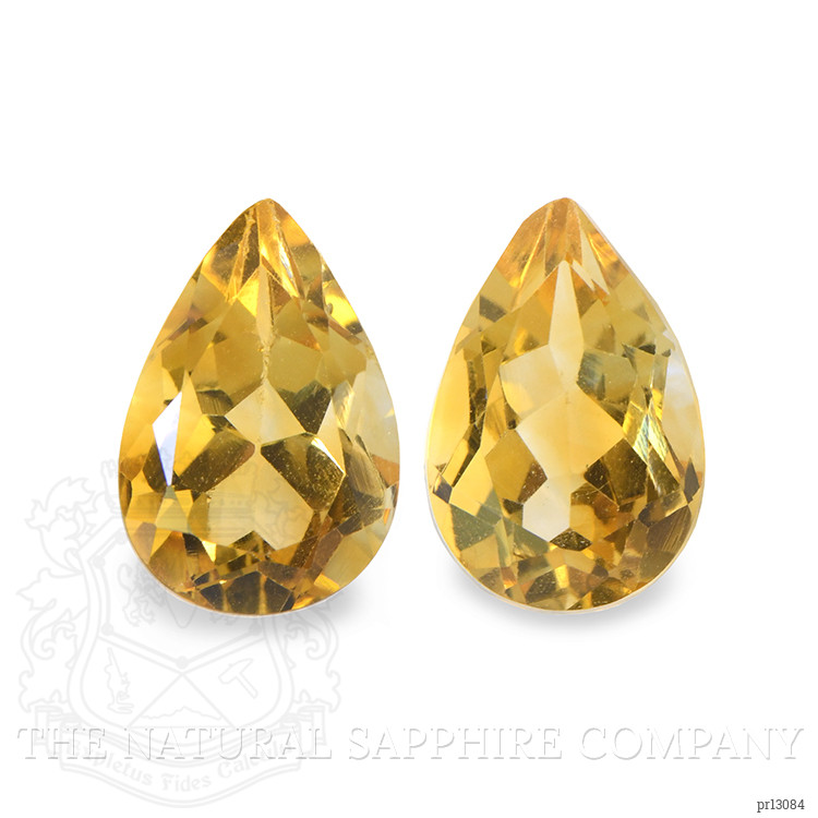 3.81 Ct.Tw. Citrine Pair from Brazil