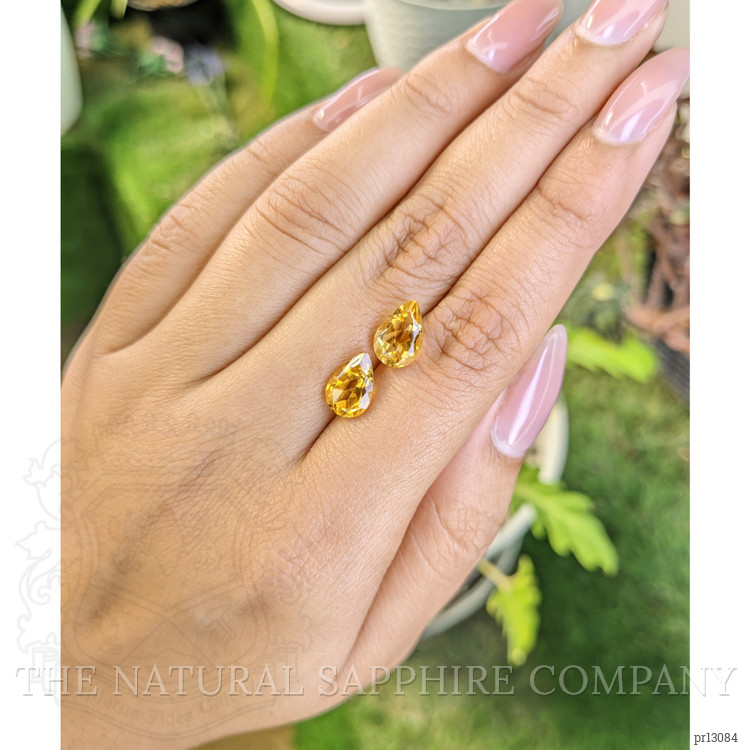 3.81 Ct.Tw. Citrine Pair from Brazil