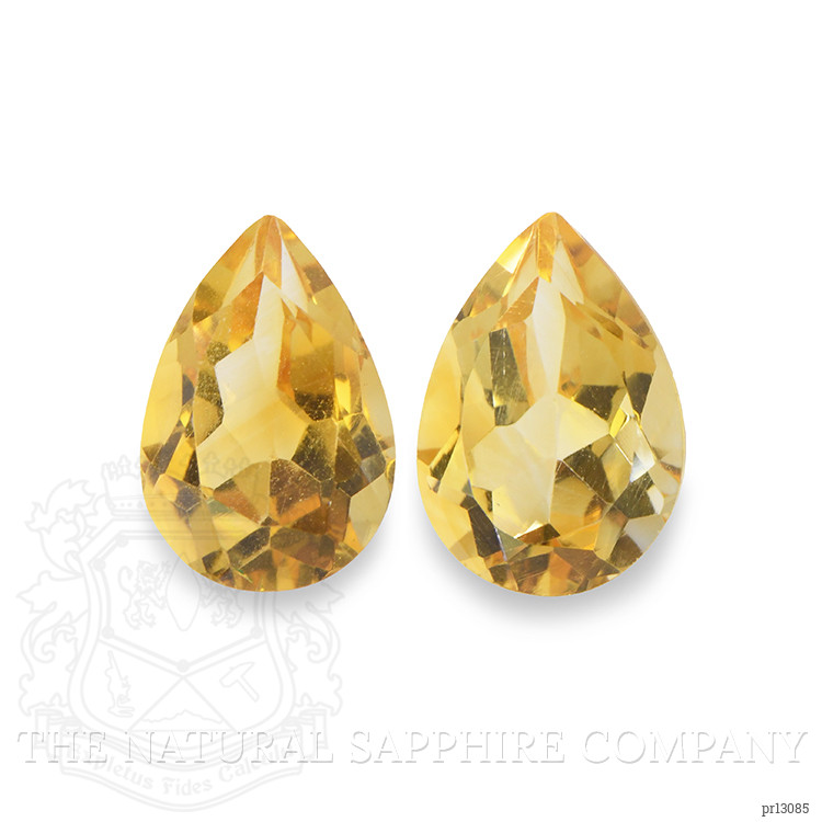 3.58 Ct.Tw. Yellow Citrine Pair from Brazil
