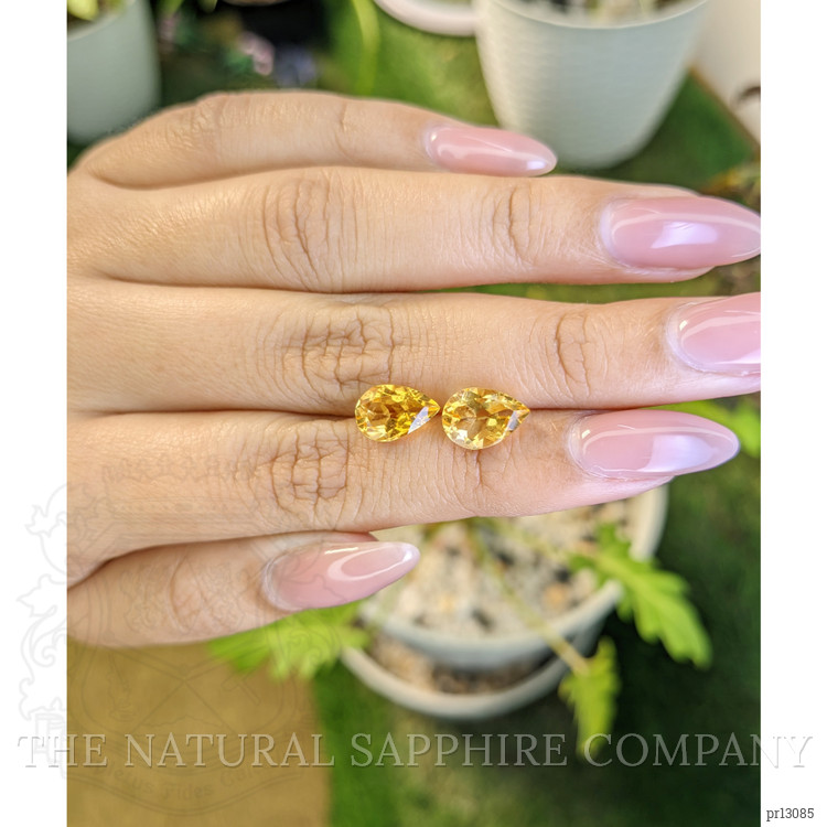 3.58 Ct.Tw. Yellow Citrine Pair from Brazil