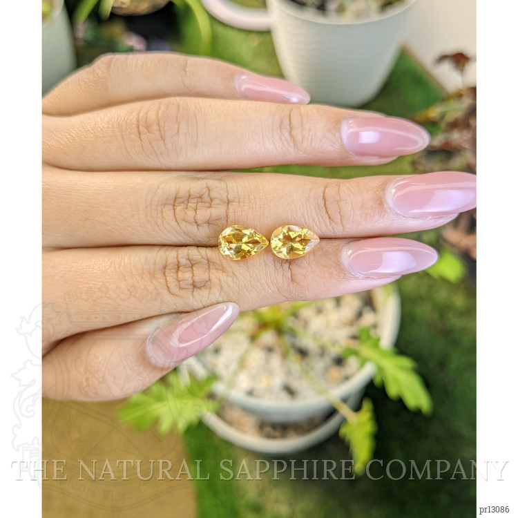 3.58 Ct.Tw. Citrine Pair from Brazil