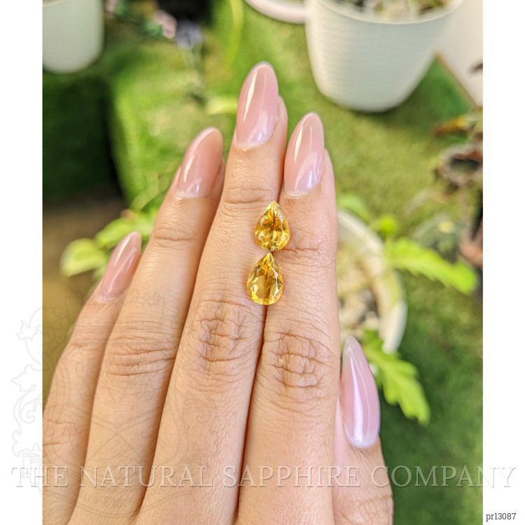 3.65 Ct.Tw. Citrine Pair from Brazil