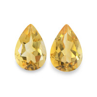 3.76 Ct.Tw. Pear Citrine Pair