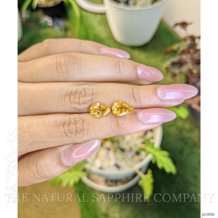 3.76 Ct.Tw. Citrine Pair from Brazil