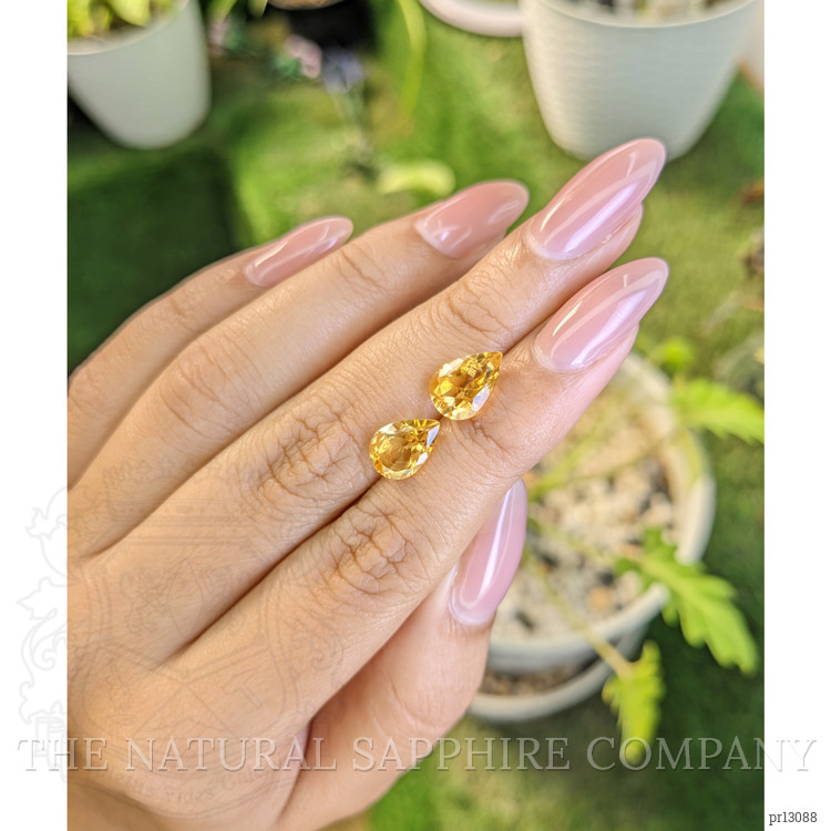 3.76 Ct.Tw. Citrine Pair from Brazil