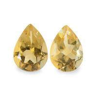 3.67 Ct.Tw. Pear Citrine Pair