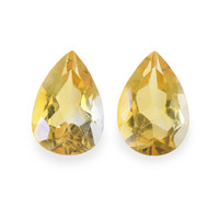 3.73 Ct.Tw. Pear Citrine Pair
