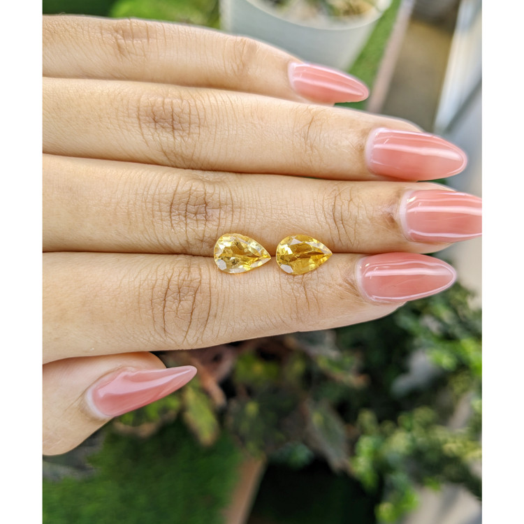 3.73 Ct.Tw. Citrine Pair from Brazil