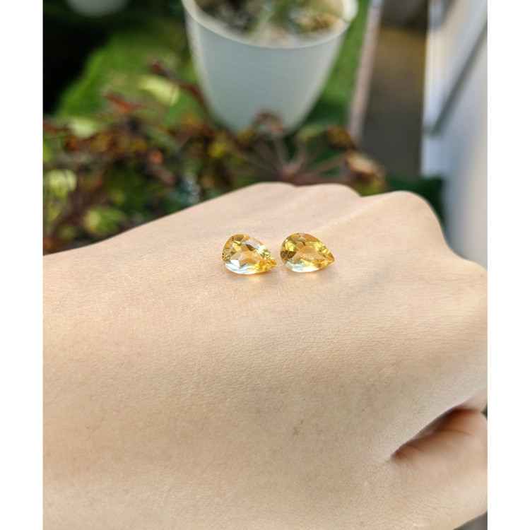 3.73 Ct.Tw. Citrine Pair from Brazil