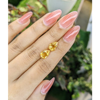 3.72&nbsp;Ct.Tw.Total Carat Weight Citrine Pair from Brazil Life Style