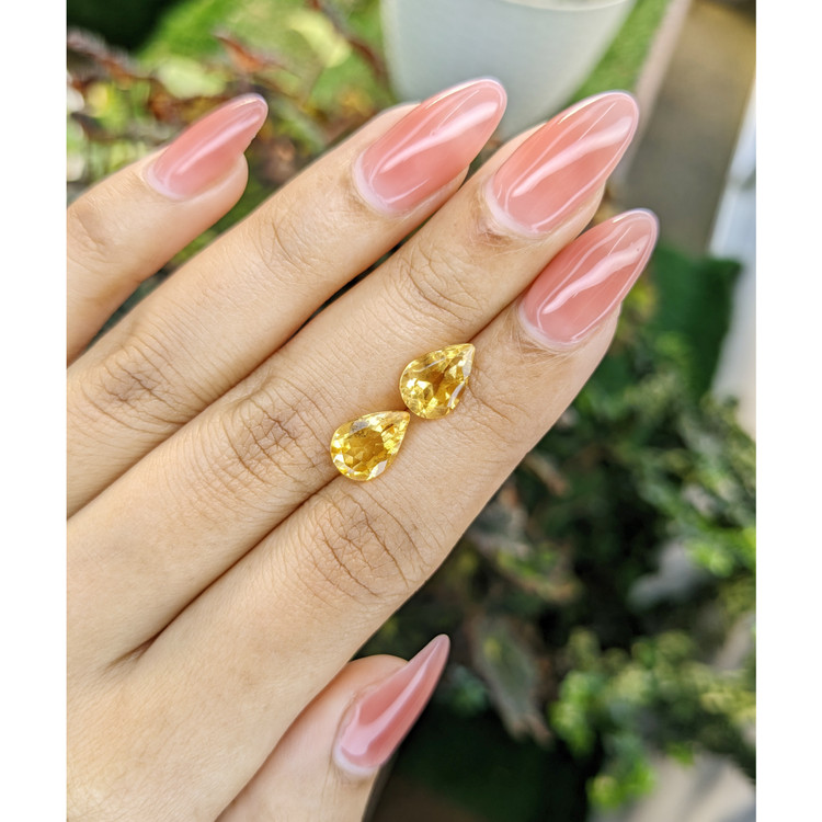 3.72 Ct.Tw. Citrine Pair from Brazil