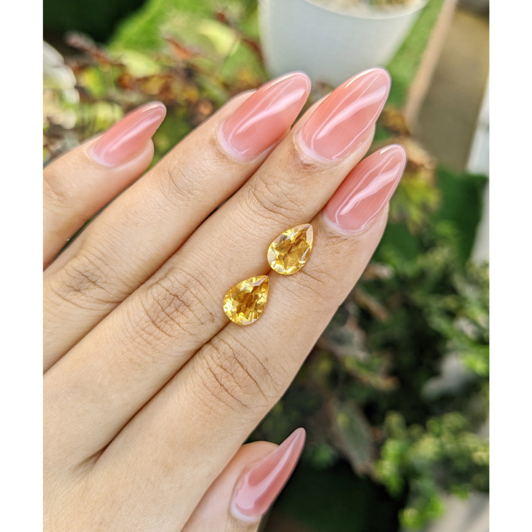 3.17 Ct.Tw. Citrine Pair from Brazil