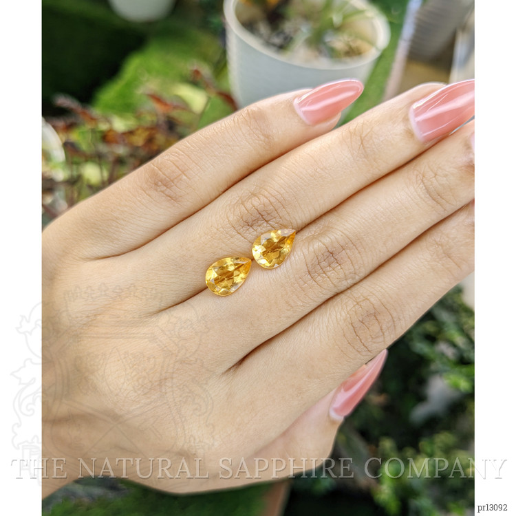 3.17 Ct.Tw. Citrine Pair from Brazil