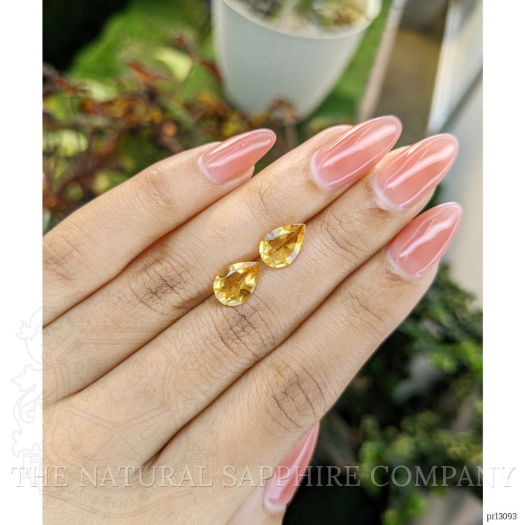 2.91 Ct.Tw. Citrine Pair from Brazil
