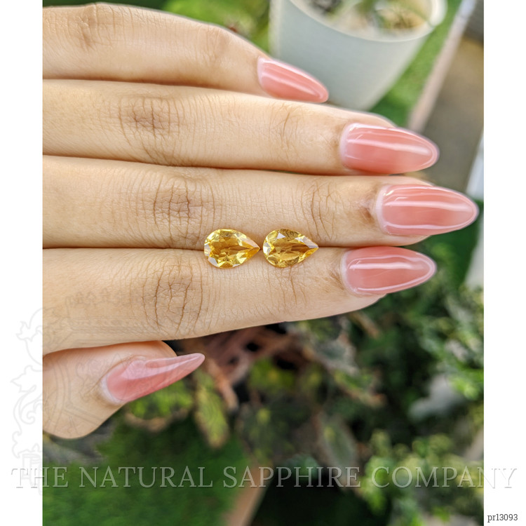 2.91 Ct.Tw. Citrine Pair from Brazil