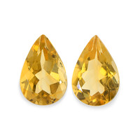 3.32 Ct.Tw. Pear Citrine Pair