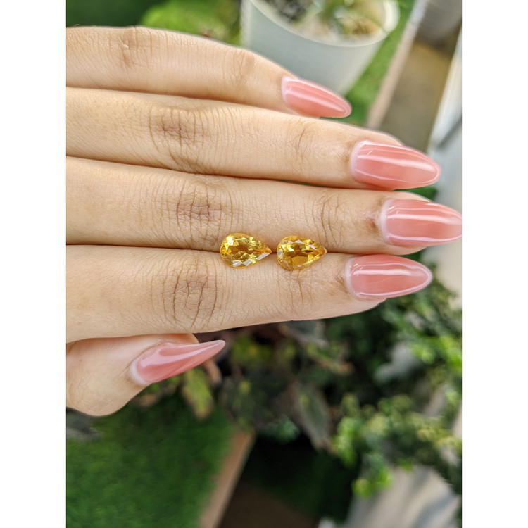 3.32 Ct.Tw. Citrine Pair from Brazil